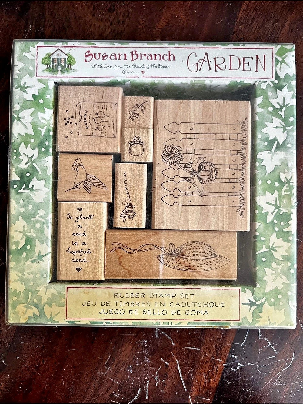 Susan Branch Garden Rubber Stamp Set